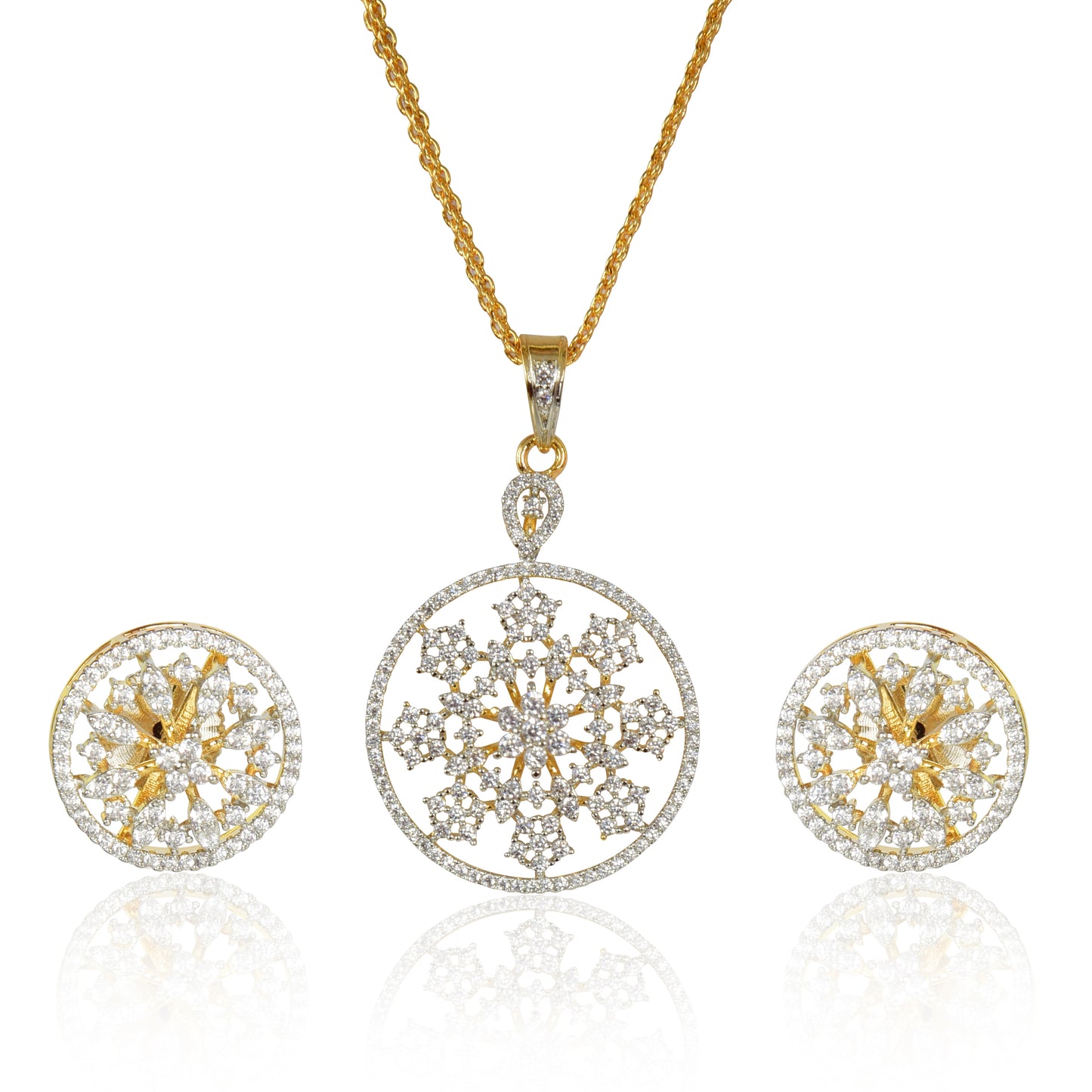 Nitya Pendant Gift Set for Women | Gift Pendant with 2 Earrings | Birthday Gifts For Women Valentine Gift for Girls