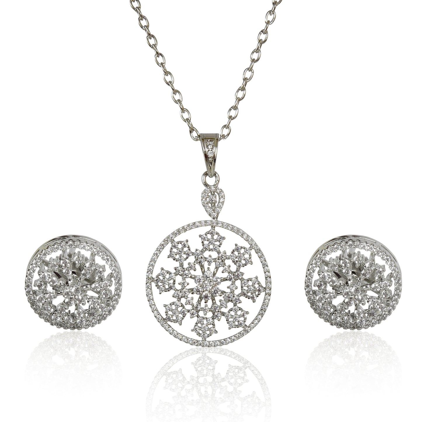 Nitya Pendant Gift Set for Women | Gift Pendant with 2 Earrings | Birthday Gifts For Women Valentine Gift for Girls