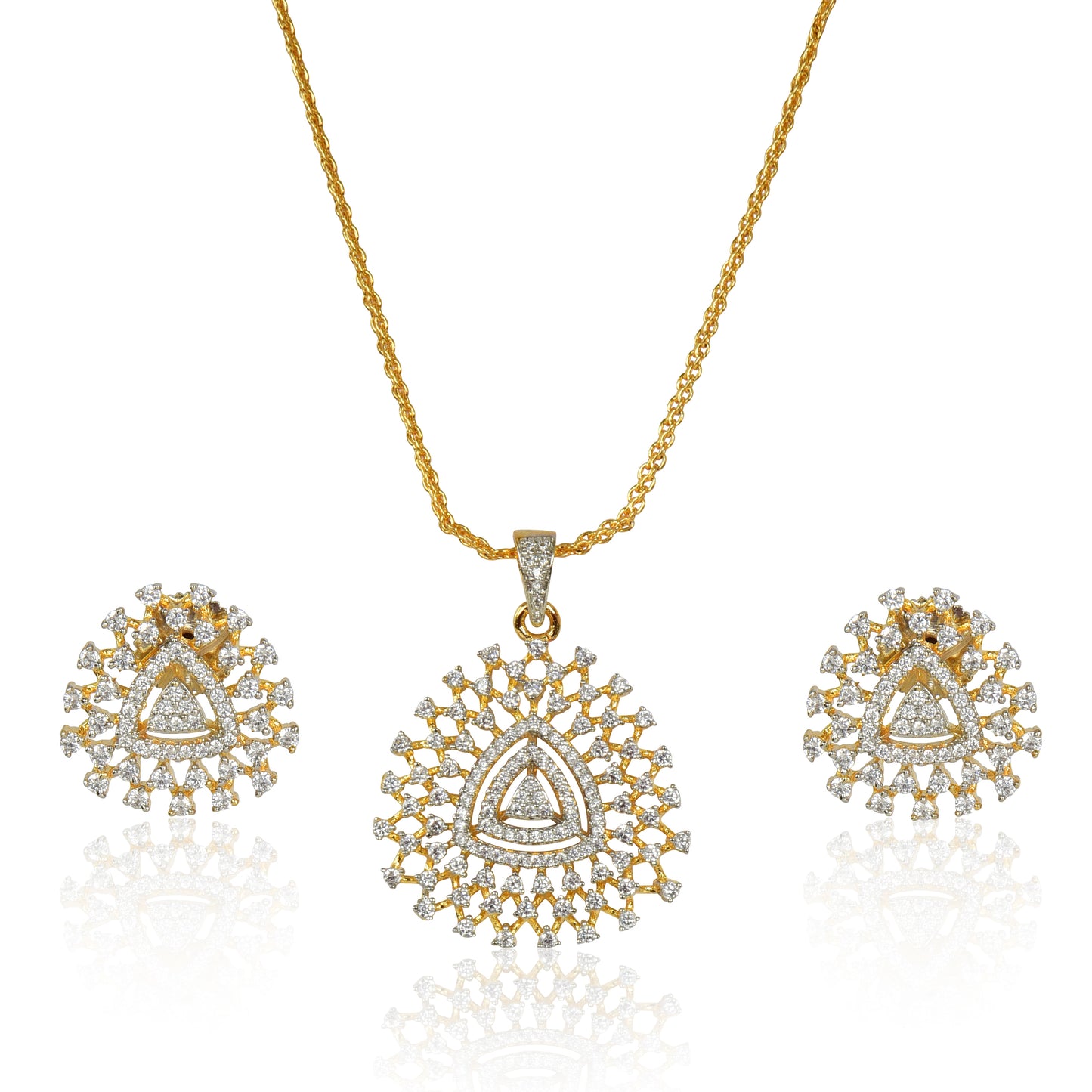 Nitya Pendant Gift Set for Women | Gift Pendant with 2 Earrings | Birthday Gifts For Women Valentine Gift for Girls