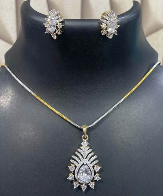Nitya Pendant Gift Set for Women | Gift Pendant with 2 Earrings | Birthday Gifts For Women Valentine Gift for Girls