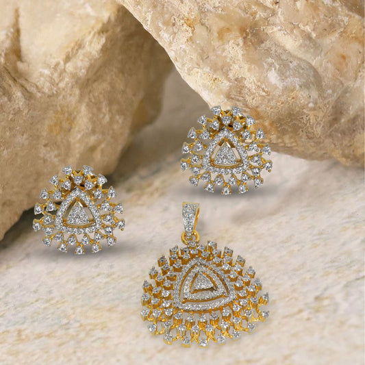 Nitya Pendant Gift Set for Women | Gift Pendant with 2 Earrings | Birthday Gifts For Women Valentine Gift for Girls