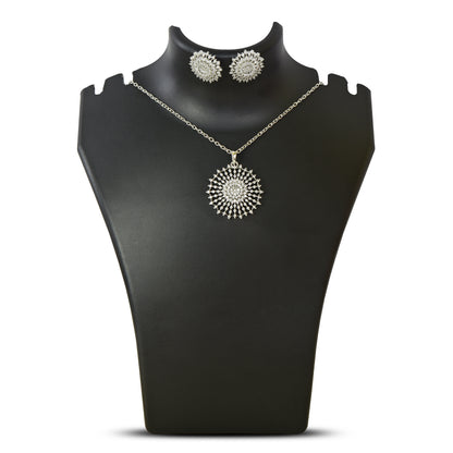 Nitya Pendant Gift Set for Women | Gift Pendant with 2 Earrings | Birthday Gifts For Women Valentine Gift for Girls