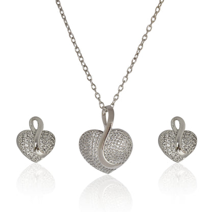 Nitya Pendant Gift Set for Women | Gift Pendant with 2 Earrings | Birthday Gifts For Women Valentine Gift for Girls