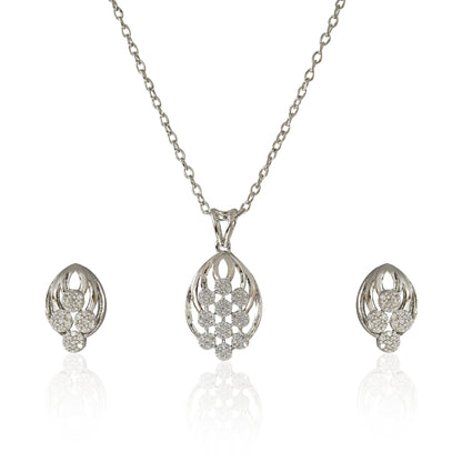 Nitya Pendant Gift Set for Women | Gift Pendant with 2 Earrings | Birthday Gifts For Women Valentine Gift for Girls