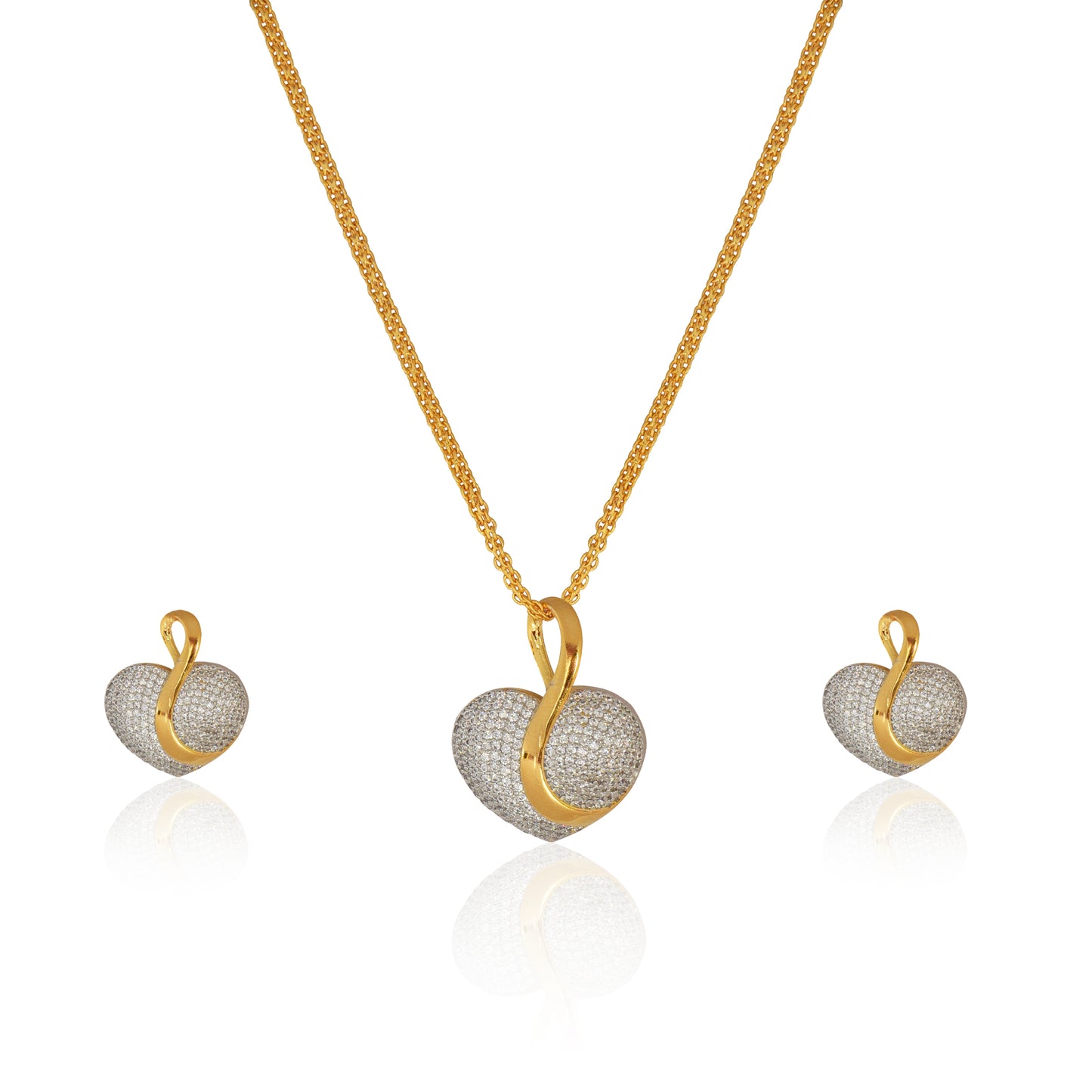 Nitya Pendant Gift Set for Women | Gift Pendant with 2 Earrings | Birthday Gifts For Women Valentine Gift for Girls