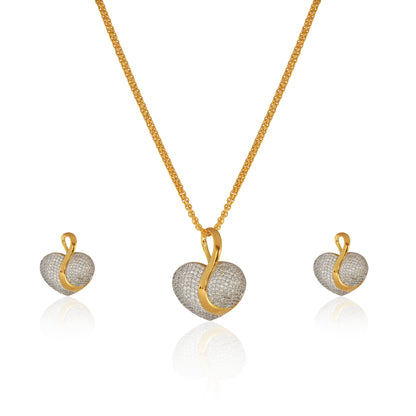 Nitya Pendant Gift Set for Women | Gift Pendant with 2 Earrings | Birthday Gifts For Women Valentine Gift for Girls