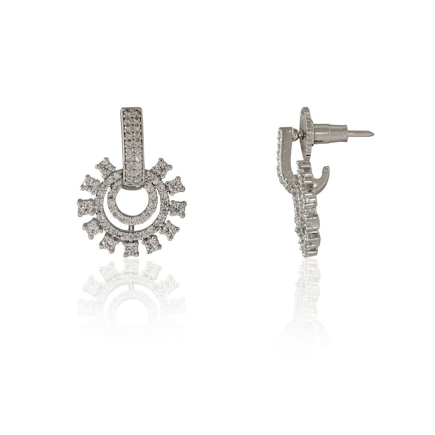 Special Stylish Latest Fashion Earrings, Earring With Solitaire Crystal Diamond Stylish Fashion Jewellery For Women, Valentine Gift for Girls