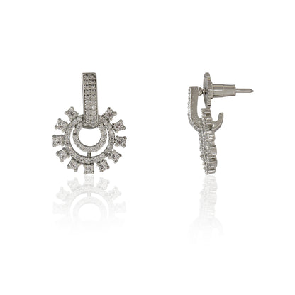 Special Stylish Latest Fashion Earrings, Earring With Solitaire Crystal Diamond Stylish Fashion Jewellery For Women, Valentine Gift for Girls