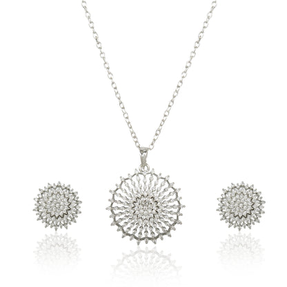 Nitya Pendant Gift Set for Women | Gift Pendant with 2 Earrings | Birthday Gifts For Women Valentine Gift for Girls