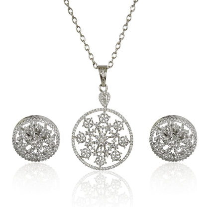 Nitya Pendant Gift Set for Women | Gift Pendant with 2 Earrings | Birthday Gifts For Women Valentine Gift for Girls