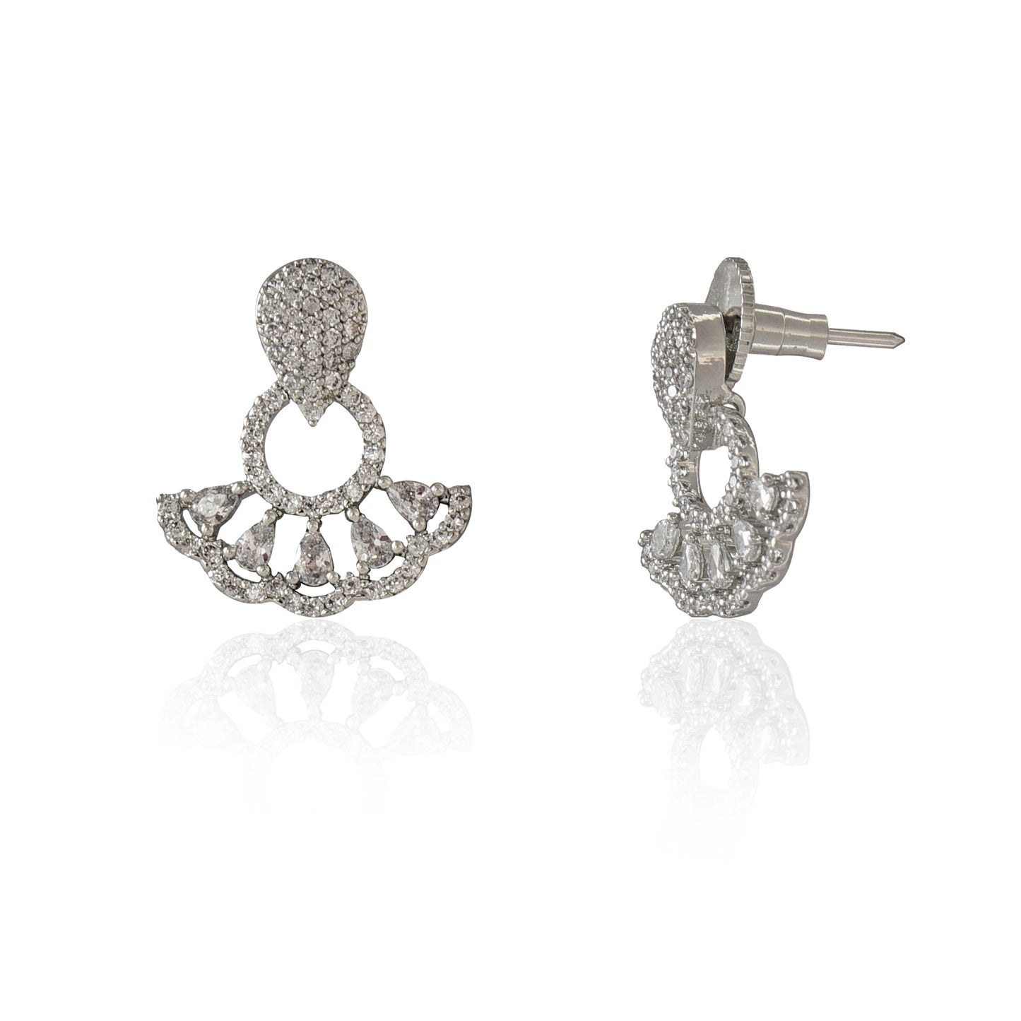 Special Stylish Latest Fashion Earrings, Earring With Solitaire Crystal Diamond Stylish Fashion Jewellery For Women, Valentine Gift for Girls