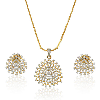 Nitya Pendant Gift Set for Women | Gift Pendant with 2 Earrings | Birthday Gifts For Women Valentine Gift for Girls