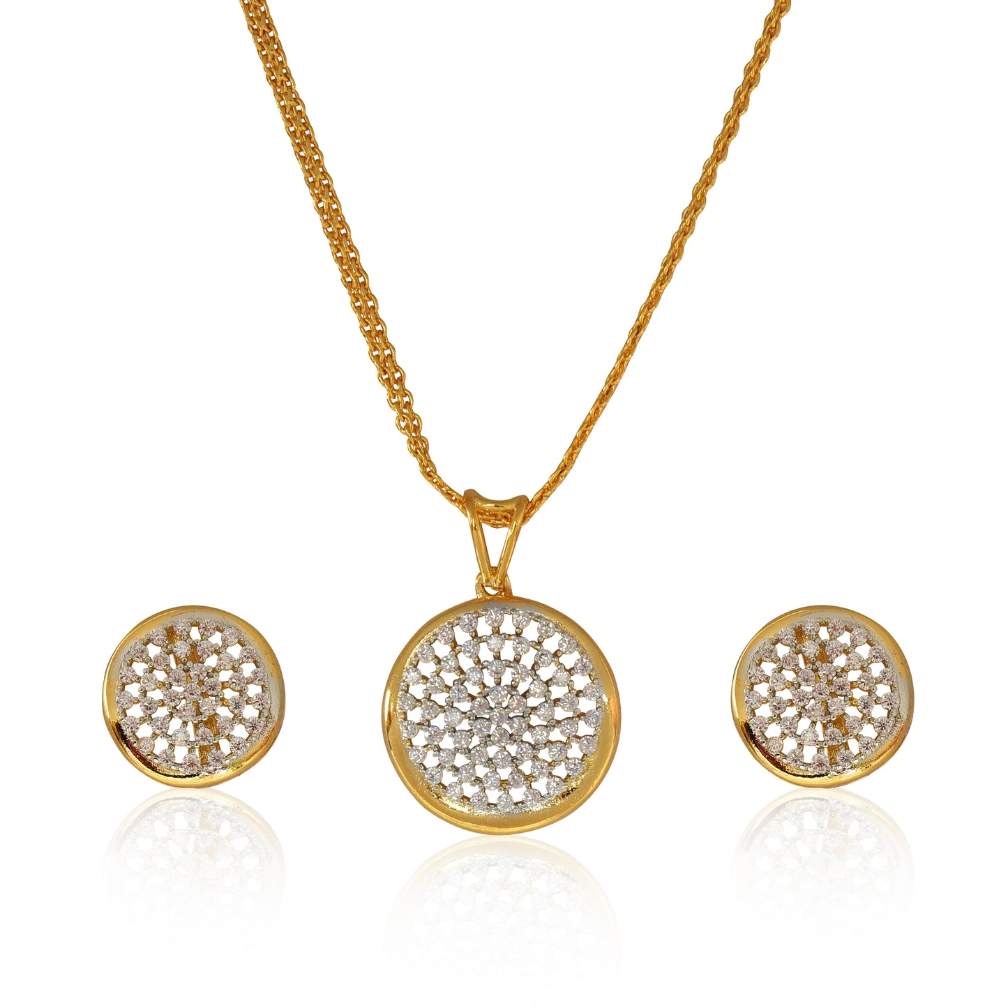 Nitya Pendant Gift Set for Women | Gift Pendant with 2 Earrings | Birthday Gifts For Women Valentine Gift for Girls