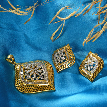 Nitya Pendant Gift Set for Women | Gift Pendant with 2 Earrings | Birthday Gifts For Women Valentine Gift for Girls