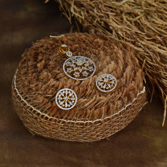 Nitya Pendant Gift Set for Women | Gift Pendant with 2 Earrings | Birthday Gifts For Women Valentine Gift for Girls