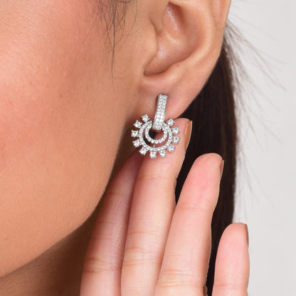 Special Stylish Latest Fashion Earrings, Earring With Solitaire Crystal Diamond Stylish Fashion Jewellery For Women, Valentine Gift for Girls