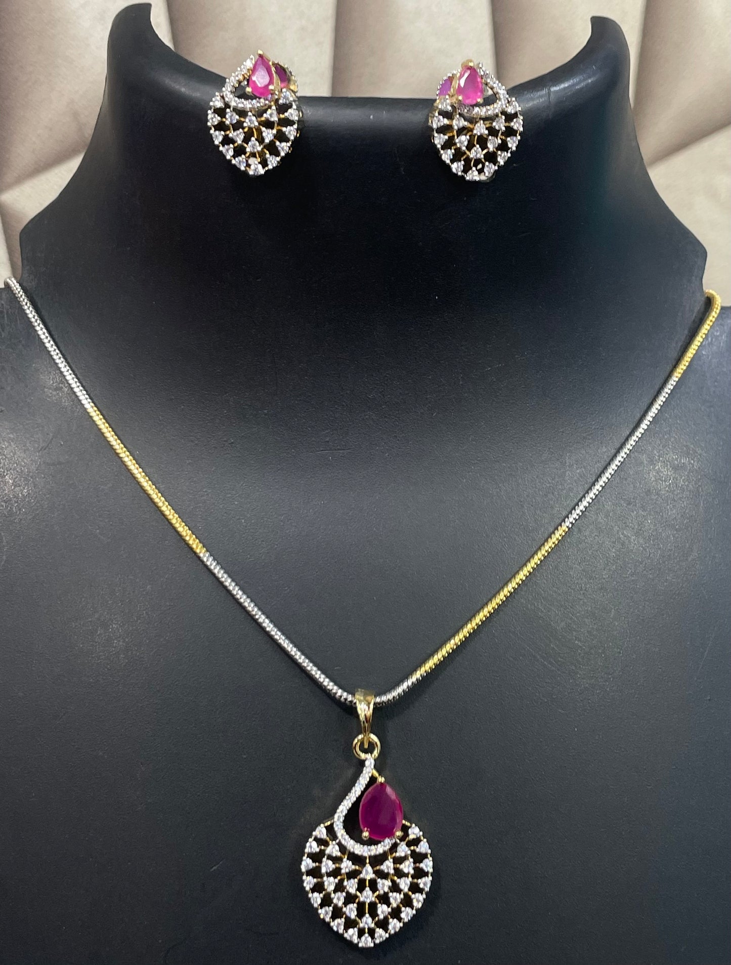 Nitya Pendant Gift Set for Women | Gift Pendant with 2 Earrings | Birthday Gifts For Women Valentine Gift for Girls