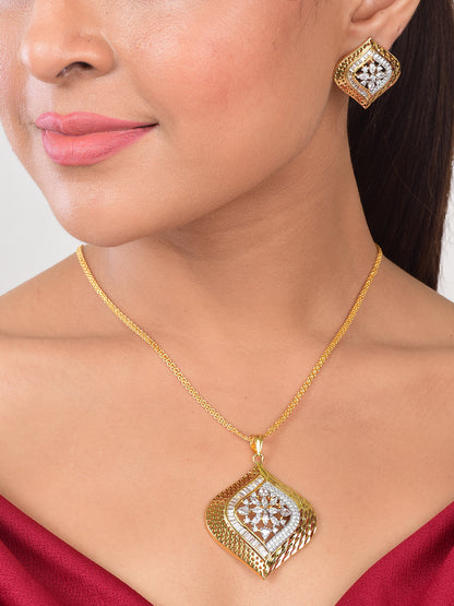 Nitya Pendant Gift Set for Women | Gift Pendant with 2 Earrings | Birthday Gifts For Women Valentine Gift for Girls